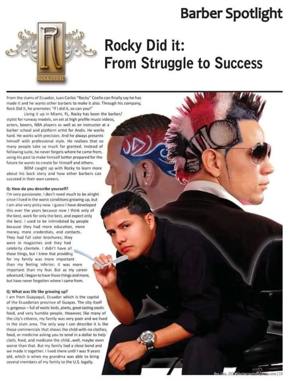 ROCK DID IT magazine feature